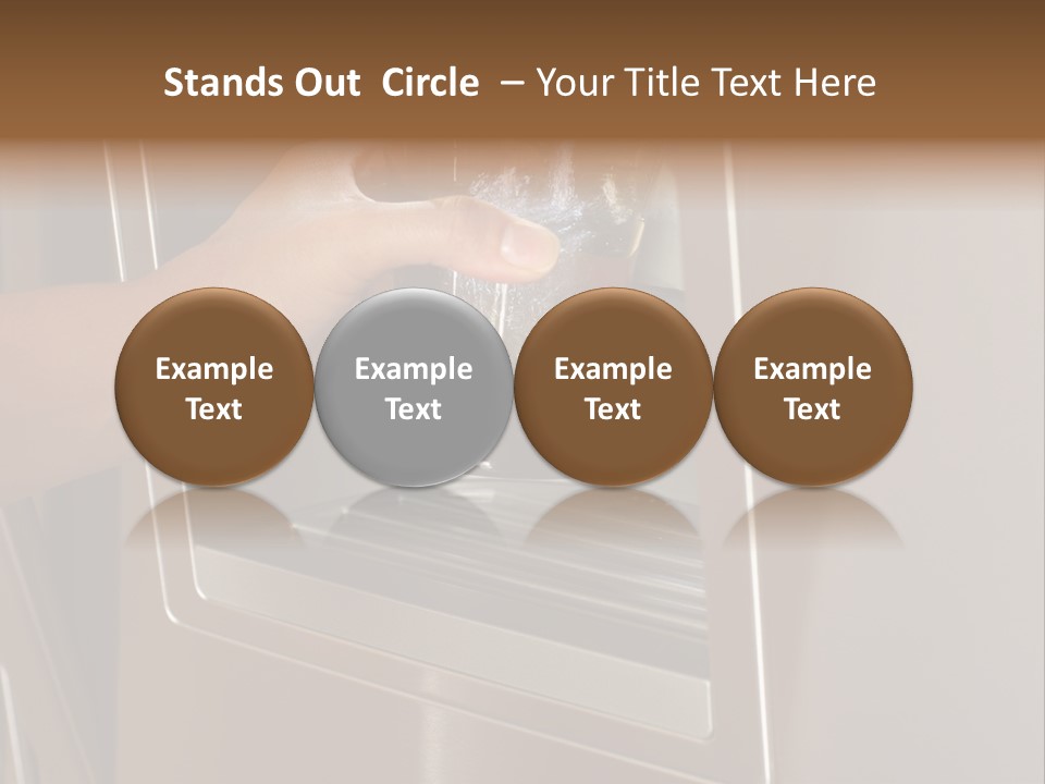 Shot Of A Hand Filling Up A Cup With Fresh Filtered Water PowerPoint Template