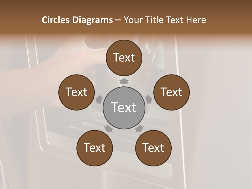 Shot Of A Hand Filling Up A Cup With Fresh Filtered Water PowerPoint Template