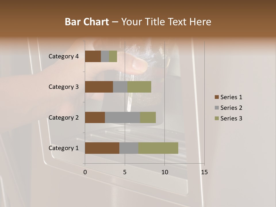 Shot Of A Hand Filling Up A Cup With Fresh Filtered Water PowerPoint Template