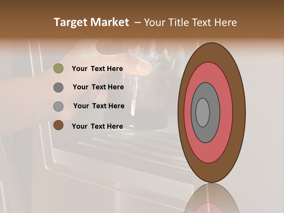 Shot Of A Hand Filling Up A Cup With Fresh Filtered Water PowerPoint Template