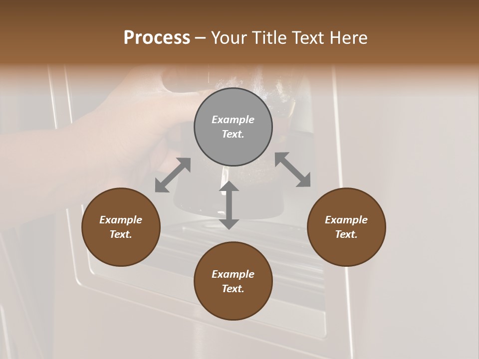 Shot Of A Hand Filling Up A Cup With Fresh Filtered Water PowerPoint Template