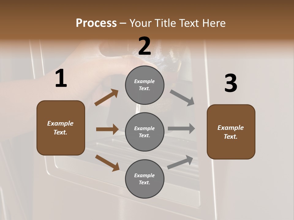 Shot Of A Hand Filling Up A Cup With Fresh Filtered Water PowerPoint Template