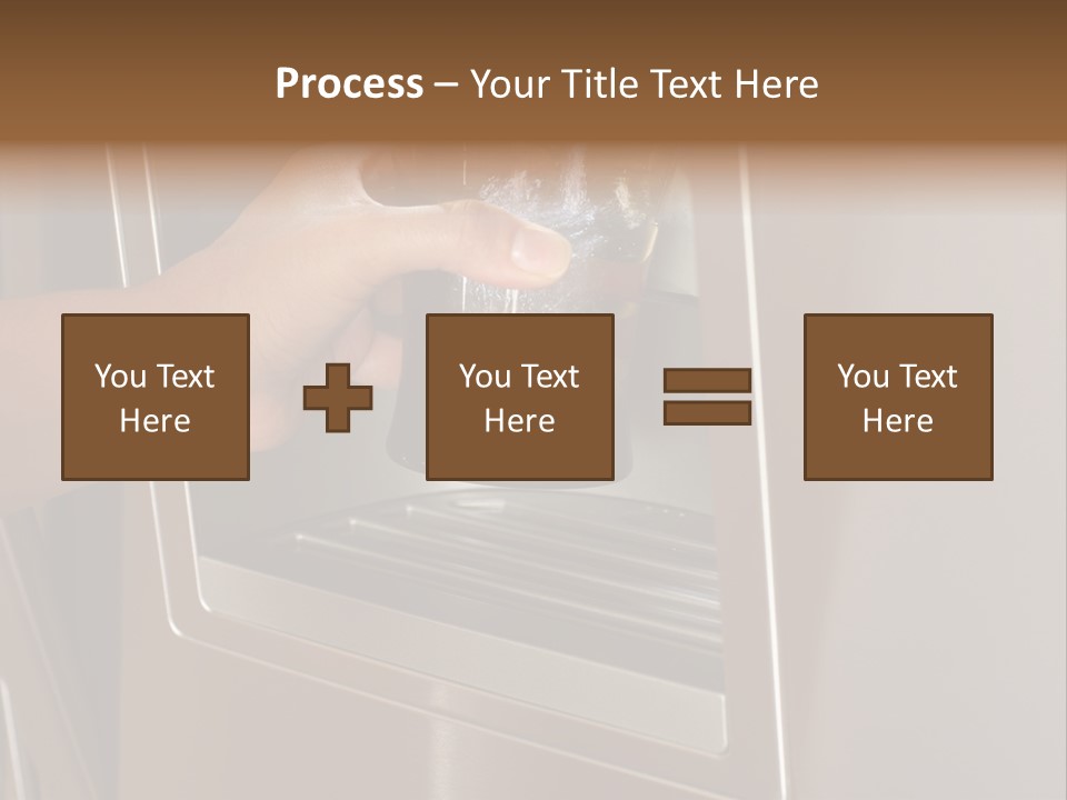 Shot Of A Hand Filling Up A Cup With Fresh Filtered Water PowerPoint Template