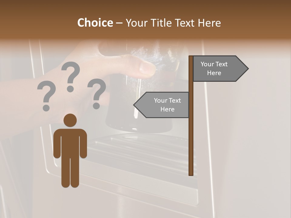Shot Of A Hand Filling Up A Cup With Fresh Filtered Water PowerPoint Template