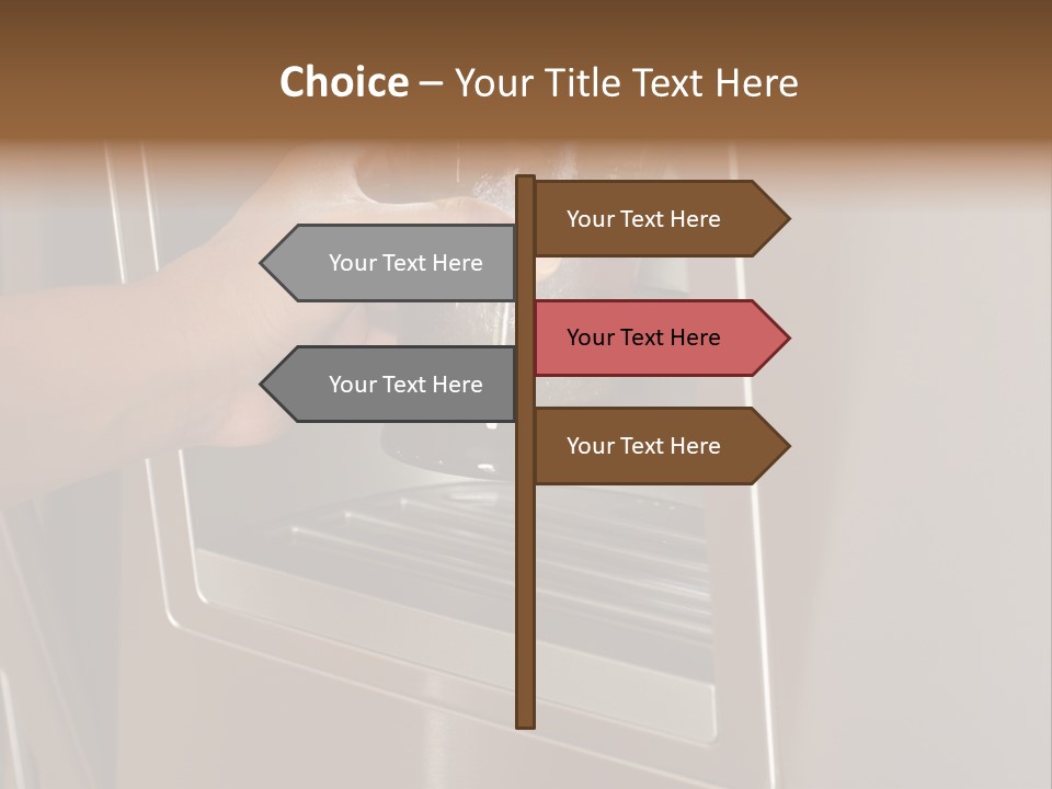 Shot Of A Hand Filling Up A Cup With Fresh Filtered Water PowerPoint Template