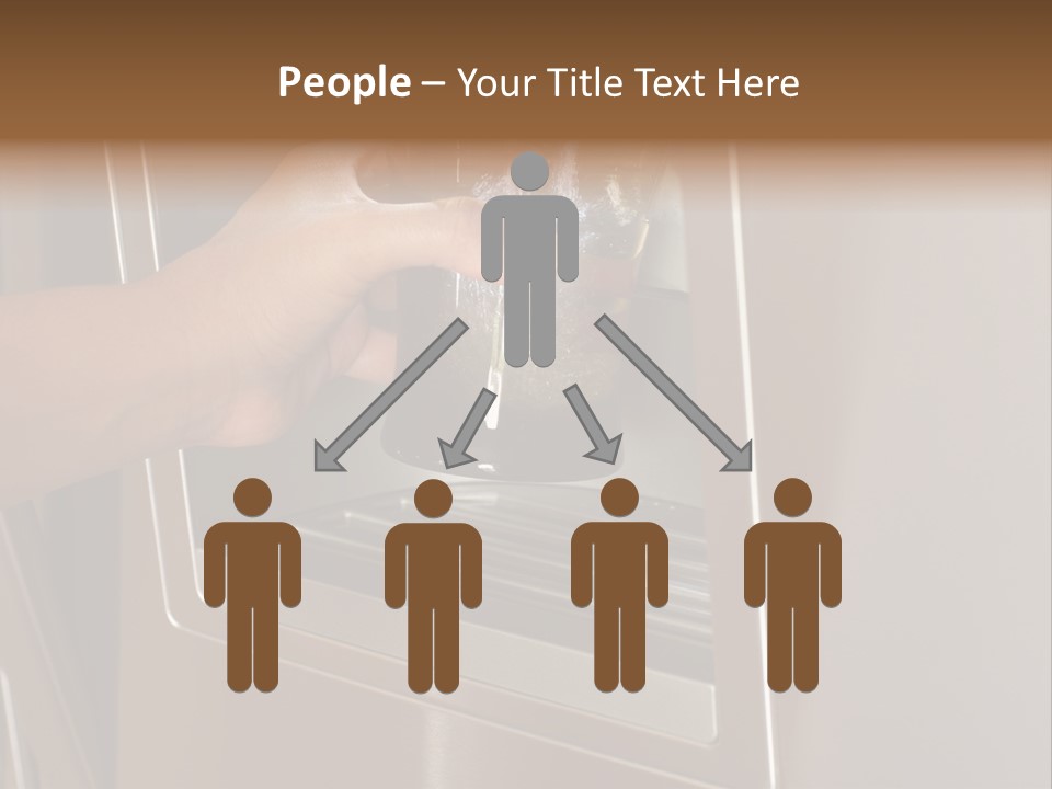 Shot Of A Hand Filling Up A Cup With Fresh Filtered Water PowerPoint Template