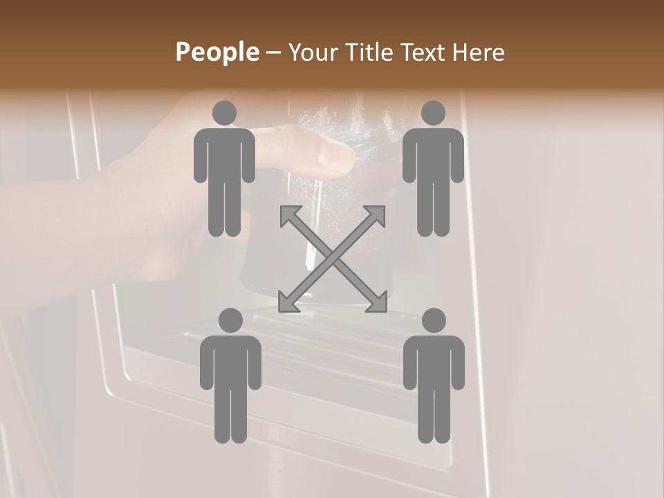 Shot Of A Hand Filling Up A Cup With Fresh Filtered Water PowerPoint Template