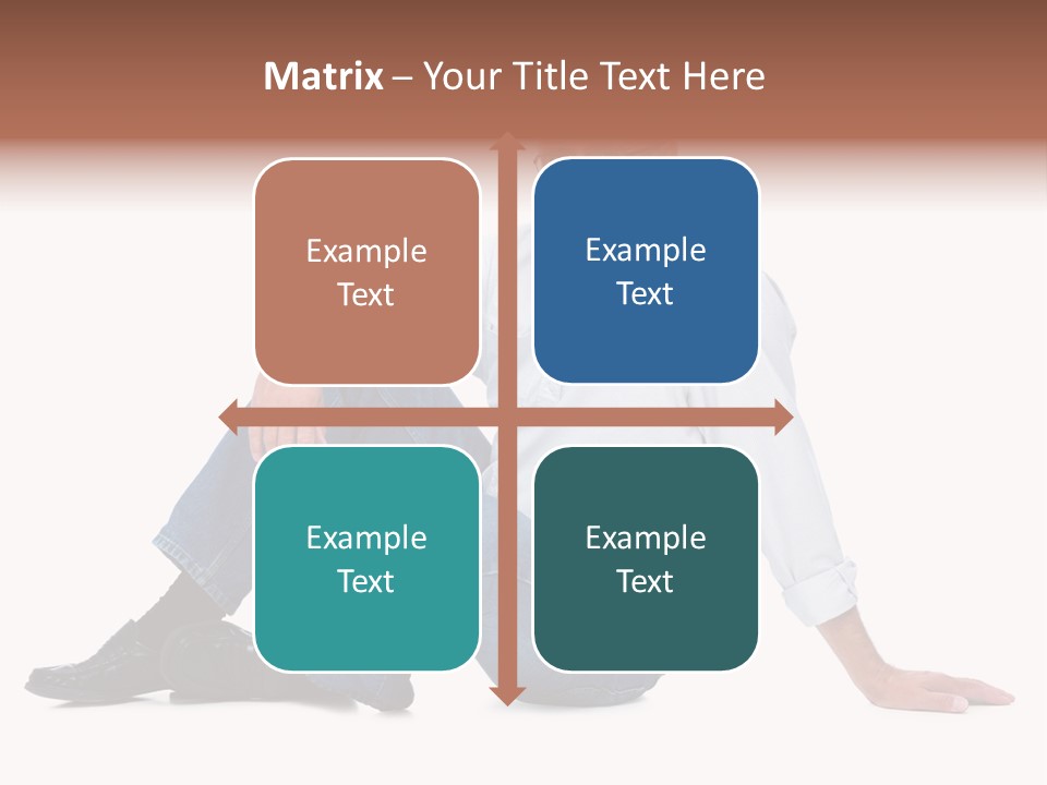 Young Beautiful Girl Is Having Hair Curlers On Her Head PowerPoint Template