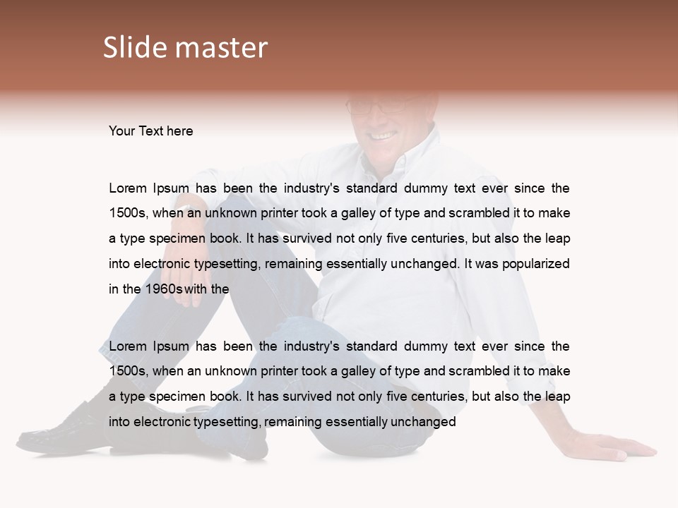 Young Beautiful Girl Is Having Hair Curlers On Her Head PowerPoint Template