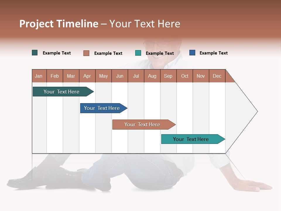 Young Beautiful Girl Is Having Hair Curlers On Her Head PowerPoint Template