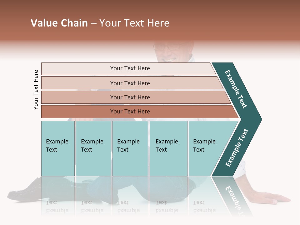 Young Beautiful Girl Is Having Hair Curlers On Her Head PowerPoint Template