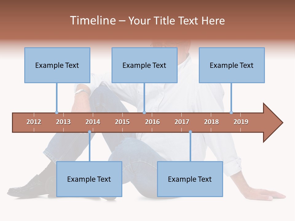 Young Beautiful Girl Is Having Hair Curlers On Her Head PowerPoint Template