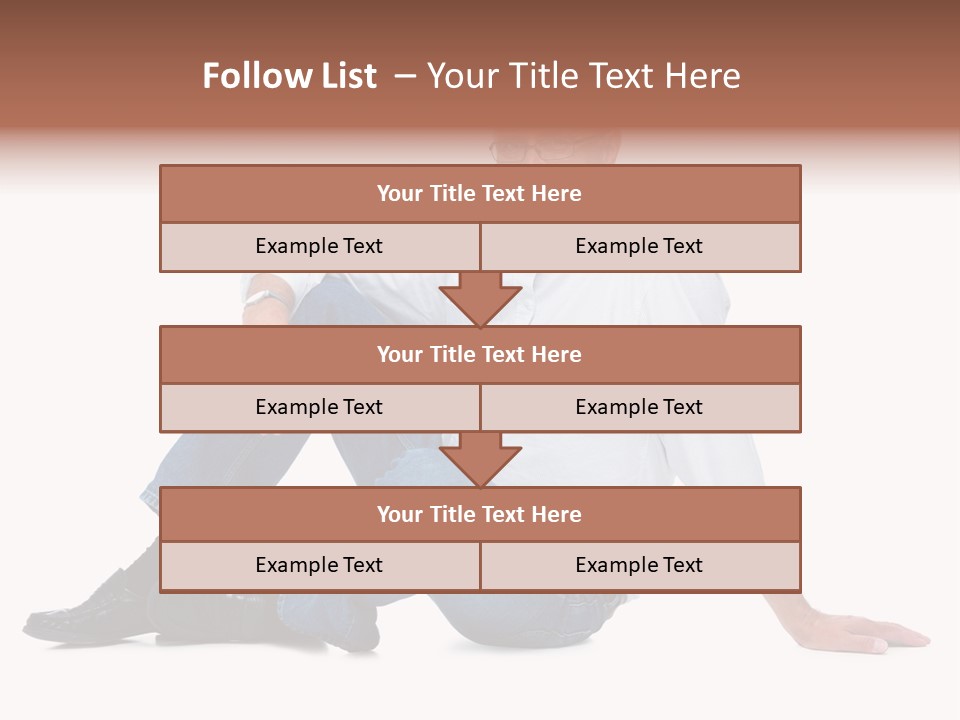 Young Beautiful Girl Is Having Hair Curlers On Her Head PowerPoint Template