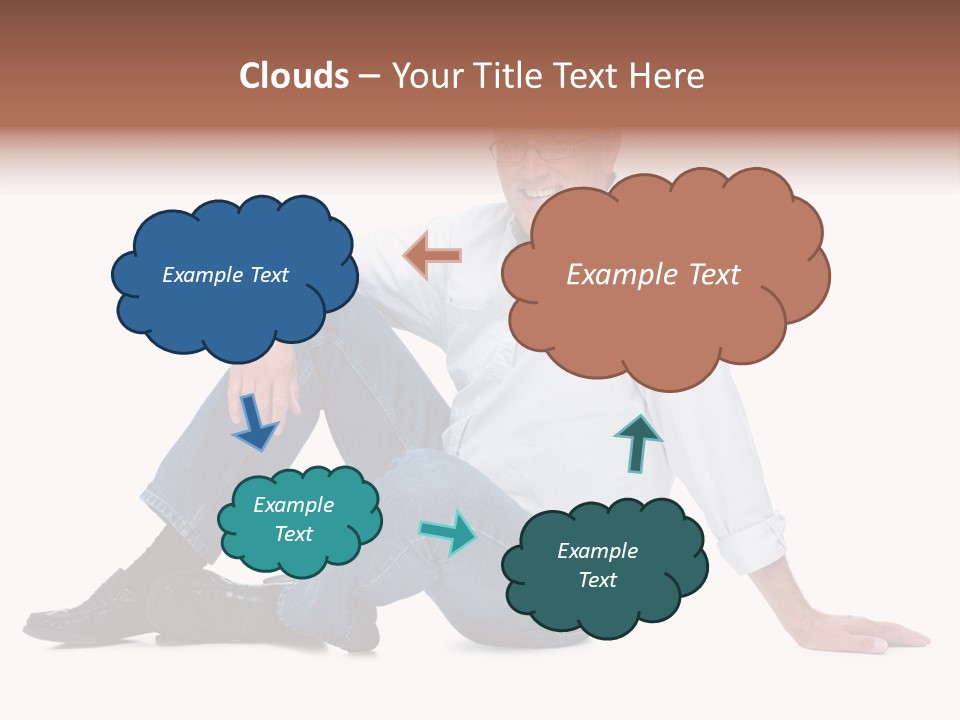 Young Beautiful Girl Is Having Hair Curlers On Her Head PowerPoint Template