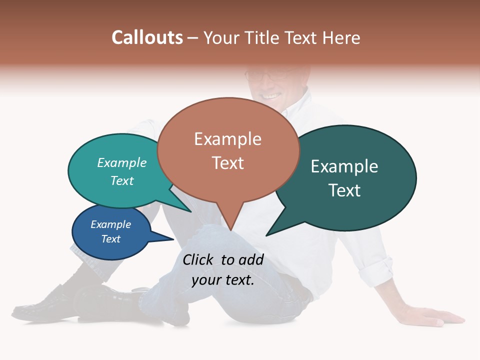 Young Beautiful Girl Is Having Hair Curlers On Her Head PowerPoint Template