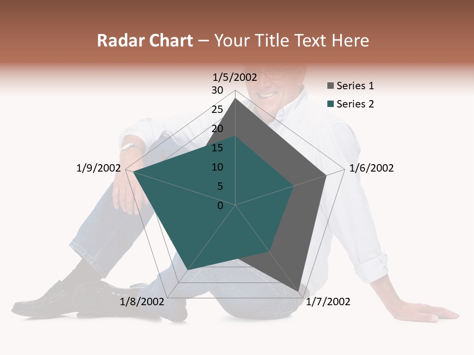 Young Beautiful Girl Is Having Hair Curlers On Her Head PowerPoint Template