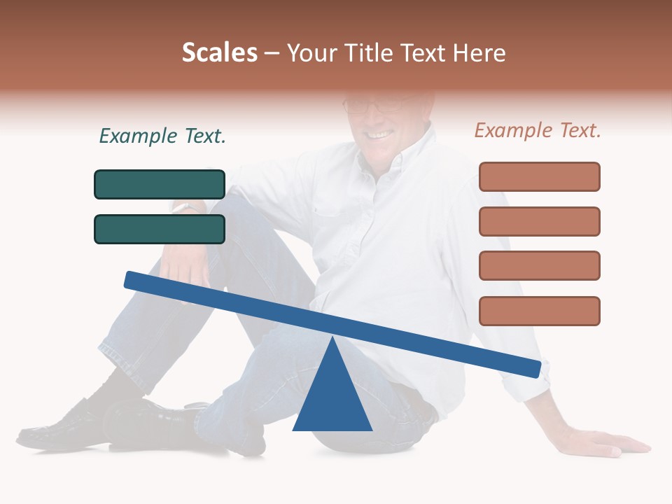 Young Beautiful Girl Is Having Hair Curlers On Her Head PowerPoint Template