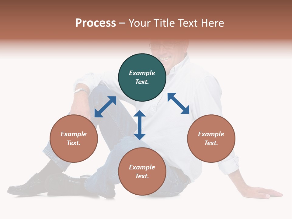 Young Beautiful Girl Is Having Hair Curlers On Her Head PowerPoint Template