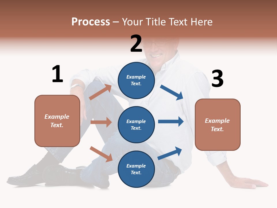 Young Beautiful Girl Is Having Hair Curlers On Her Head PowerPoint Template