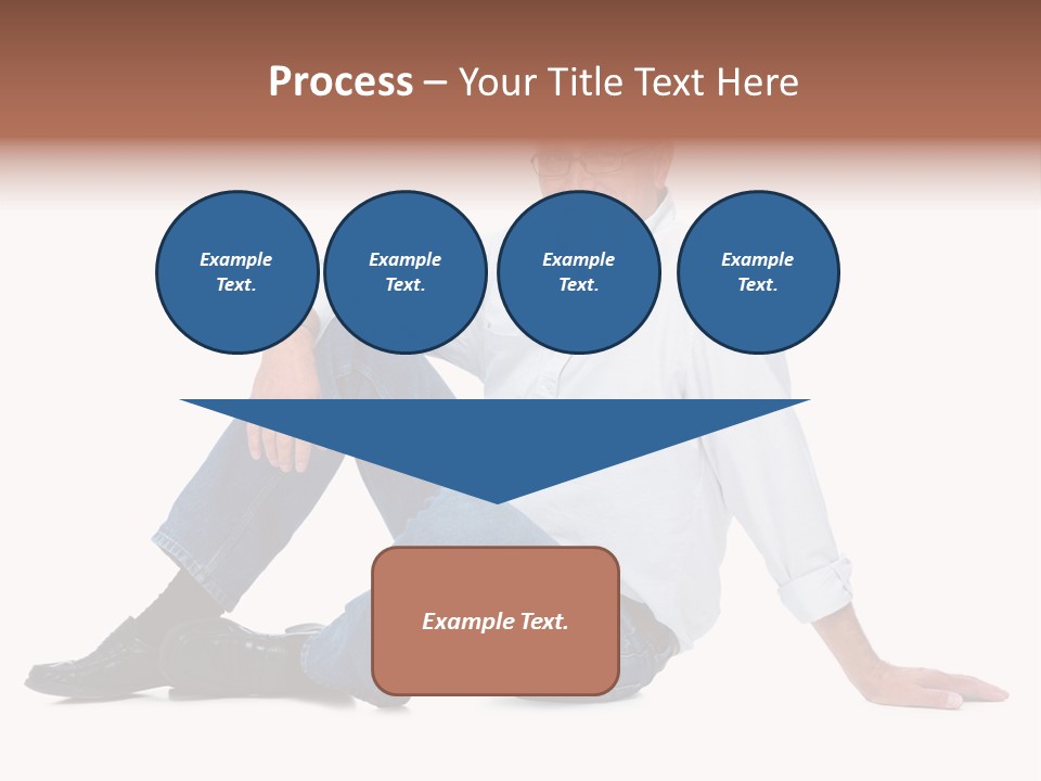 Young Beautiful Girl Is Having Hair Curlers On Her Head PowerPoint Template