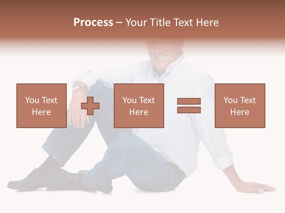 Young Beautiful Girl Is Having Hair Curlers On Her Head PowerPoint Template