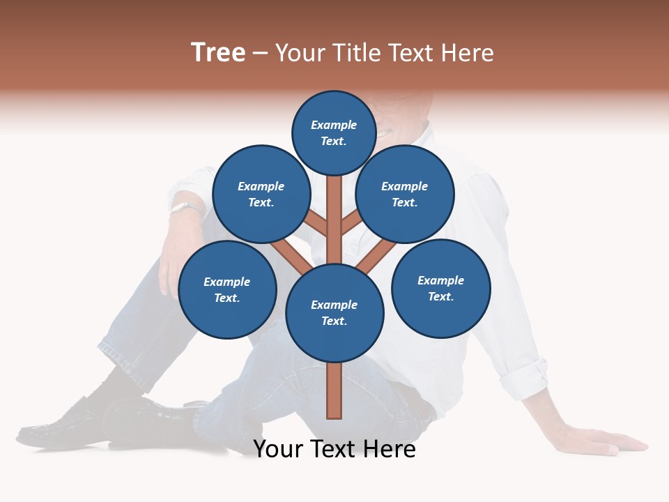 Young Beautiful Girl Is Having Hair Curlers On Her Head PowerPoint Template