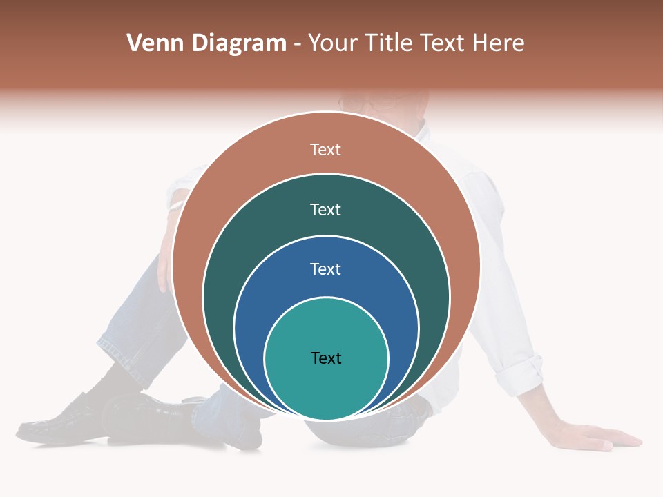 Young Beautiful Girl Is Having Hair Curlers On Her Head PowerPoint Template