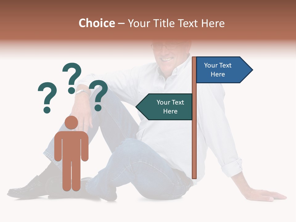 Young Beautiful Girl Is Having Hair Curlers On Her Head PowerPoint Template