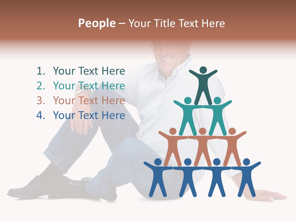 Young Beautiful Girl Is Having Hair Curlers On Her Head PowerPoint Template