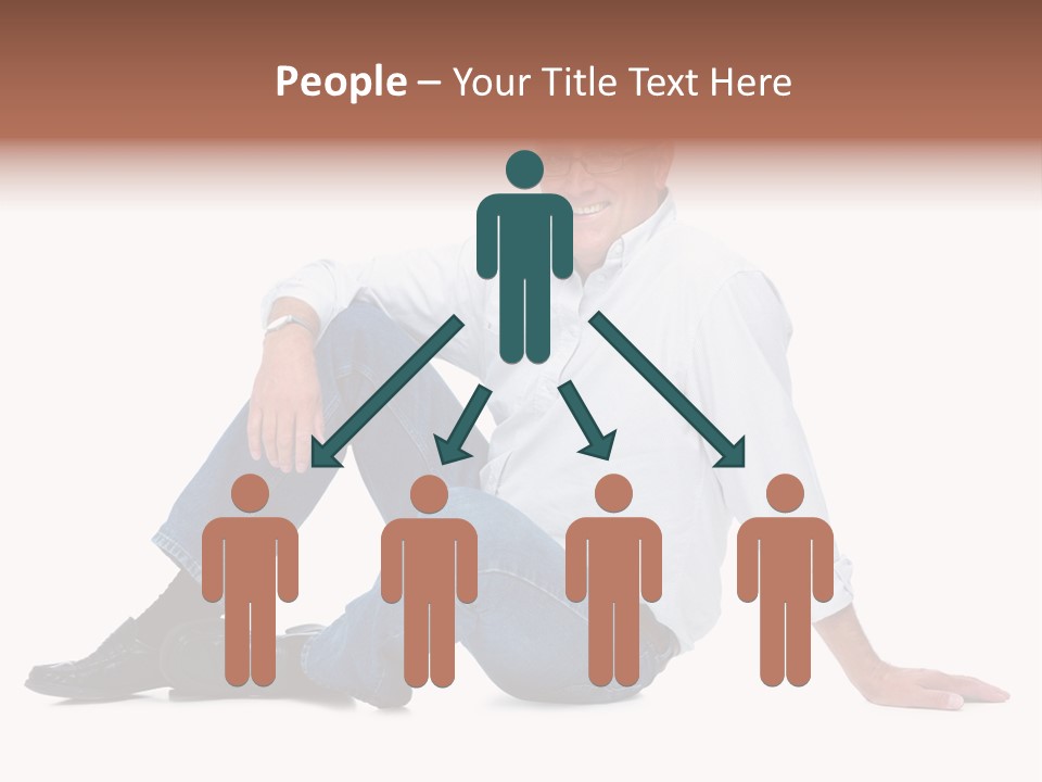 Young Beautiful Girl Is Having Hair Curlers On Her Head PowerPoint Template