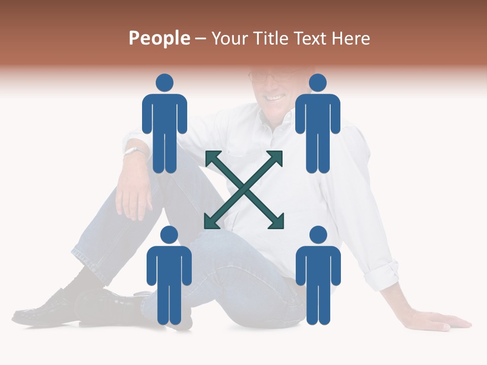 Young Beautiful Girl Is Having Hair Curlers On Her Head PowerPoint Template