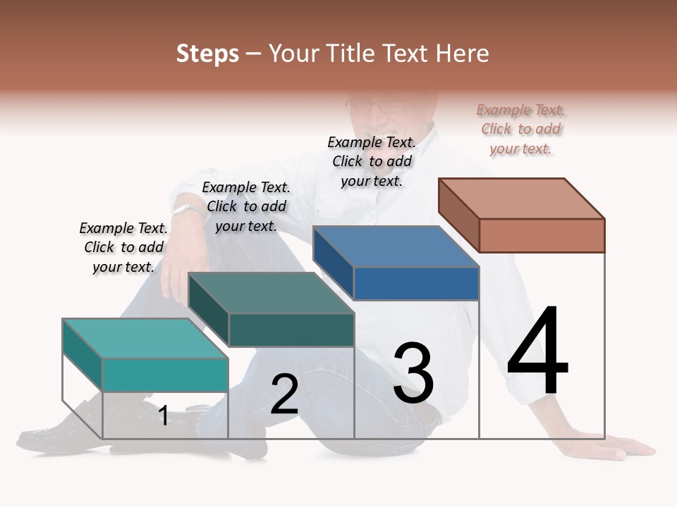 Young Beautiful Girl Is Having Hair Curlers On Her Head PowerPoint Template