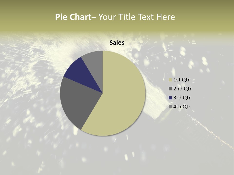A Bottle Of Champagne Is Exploding Into The Air PowerPoint Template