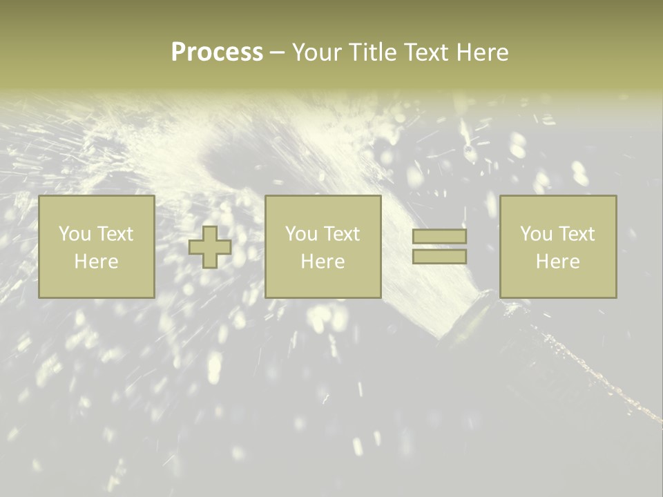 A Bottle Of Champagne Is Exploding Into The Air PowerPoint Template