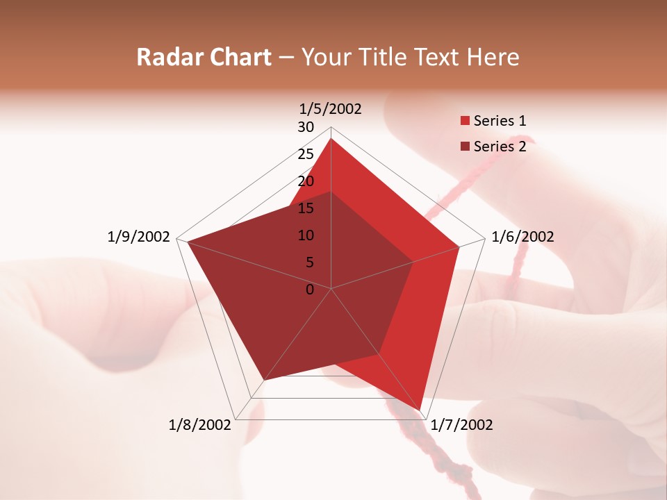 Human Hands Crocheting. All Isolated On White Background. PowerPoint Template