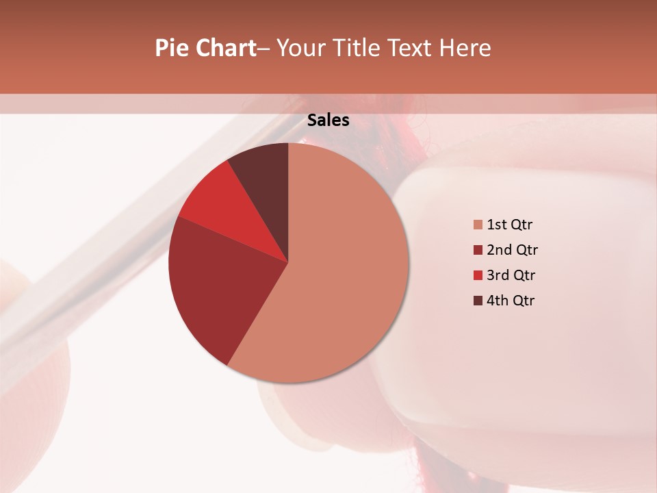 Human Hands Crocheting. All Isolated On White Background. PowerPoint Template