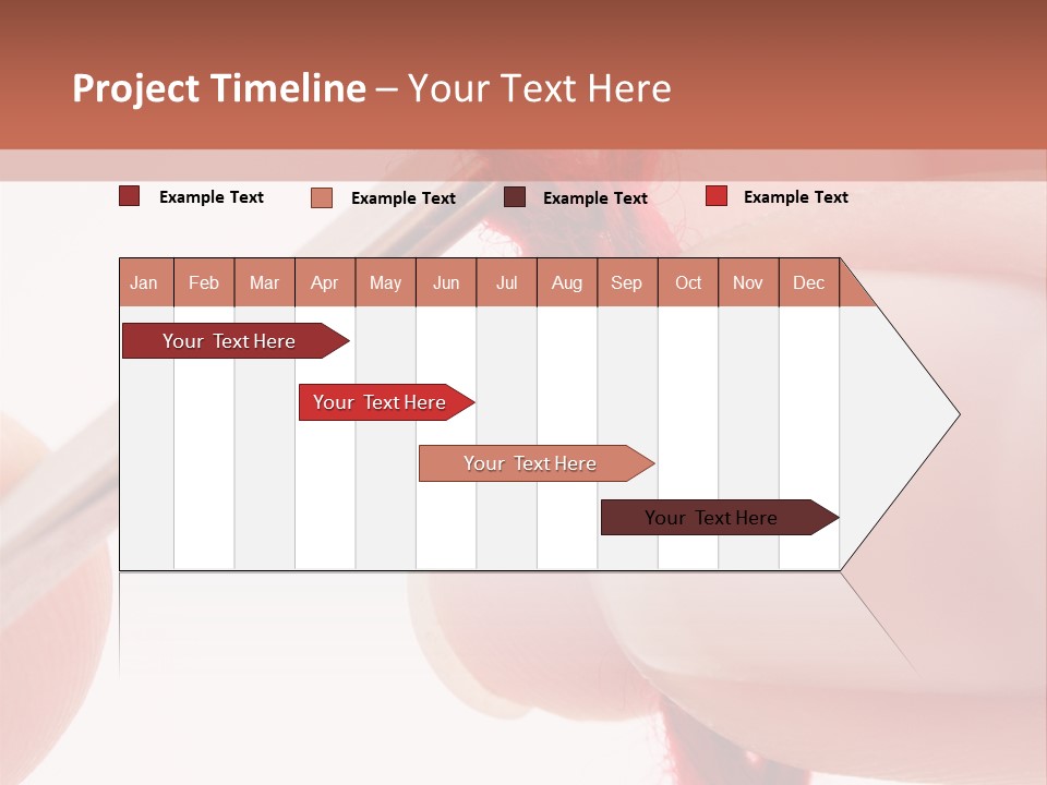 Human Hands Crocheting. All Isolated On White Background. PowerPoint Template