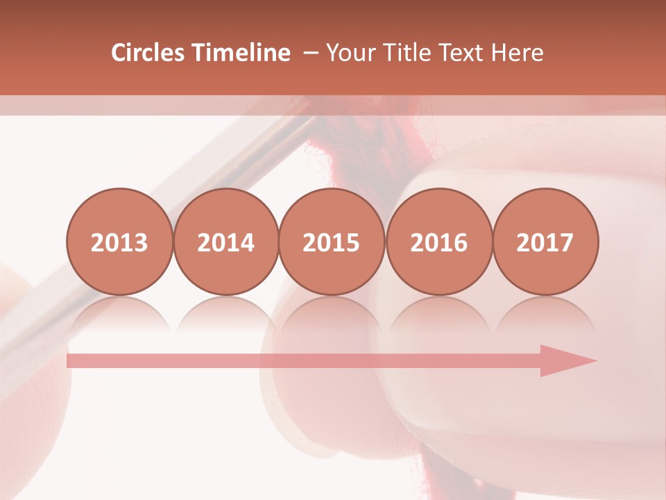 Human Hands Crocheting. All Isolated On White Background. PowerPoint Template