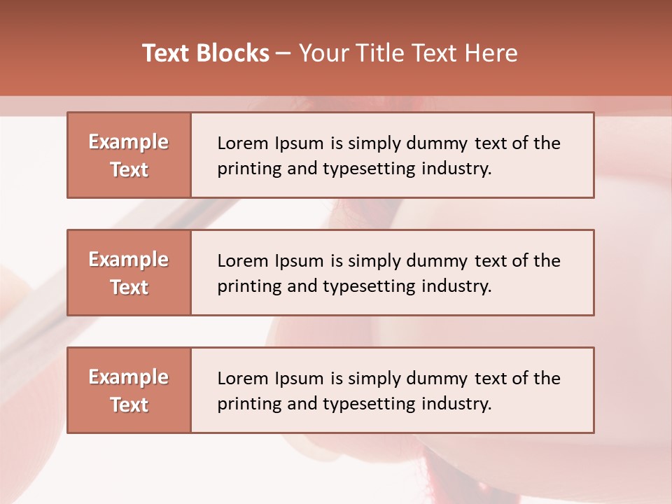 Human Hands Crocheting. All Isolated On White Background. PowerPoint Template