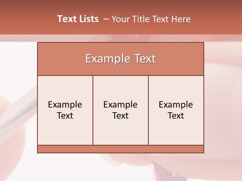 Human Hands Crocheting. All Isolated On White Background. PowerPoint Template