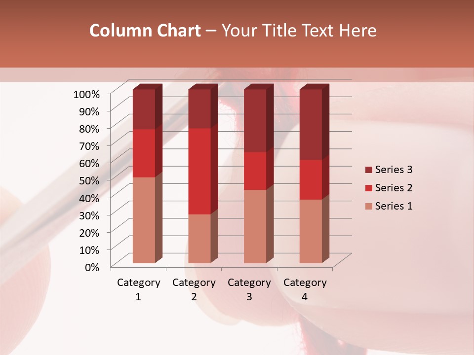 Human Hands Crocheting. All Isolated On White Background. PowerPoint Template