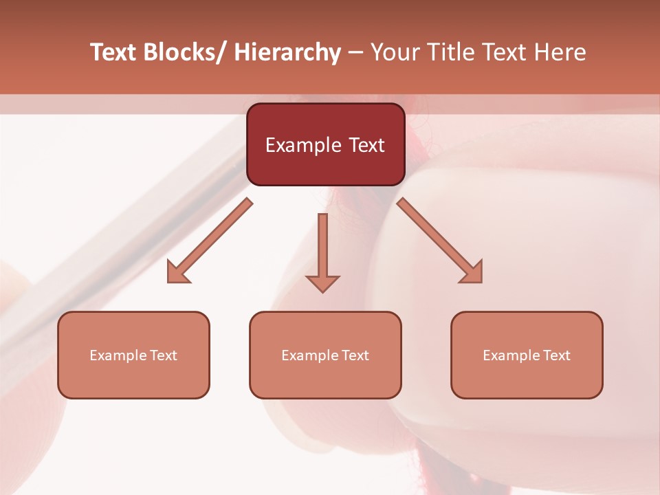 Human Hands Crocheting. All Isolated On White Background. PowerPoint Template