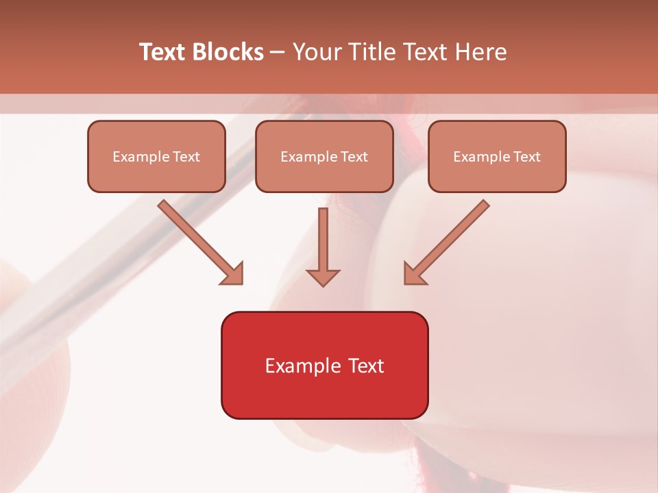Human Hands Crocheting. All Isolated On White Background. PowerPoint Template