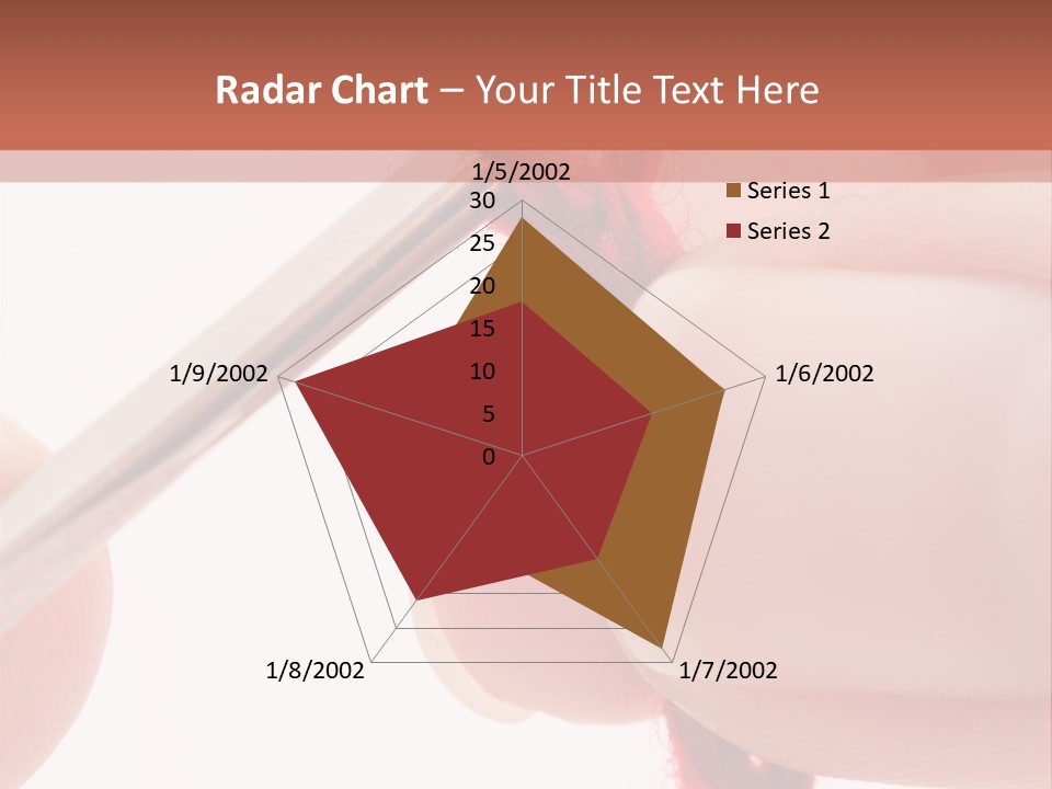 Human Hands Crocheting. All Isolated On White Background. PowerPoint Template