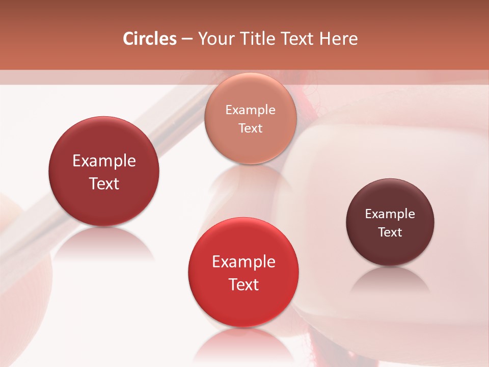 Human Hands Crocheting. All Isolated On White Background. PowerPoint Template