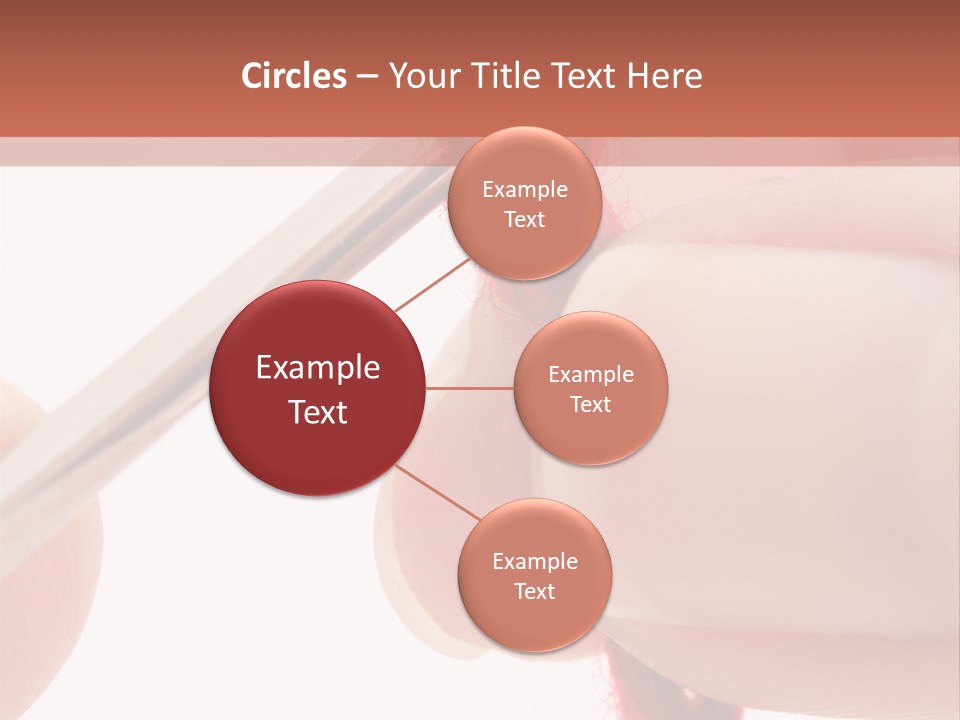 Human Hands Crocheting. All Isolated On White Background. PowerPoint Template