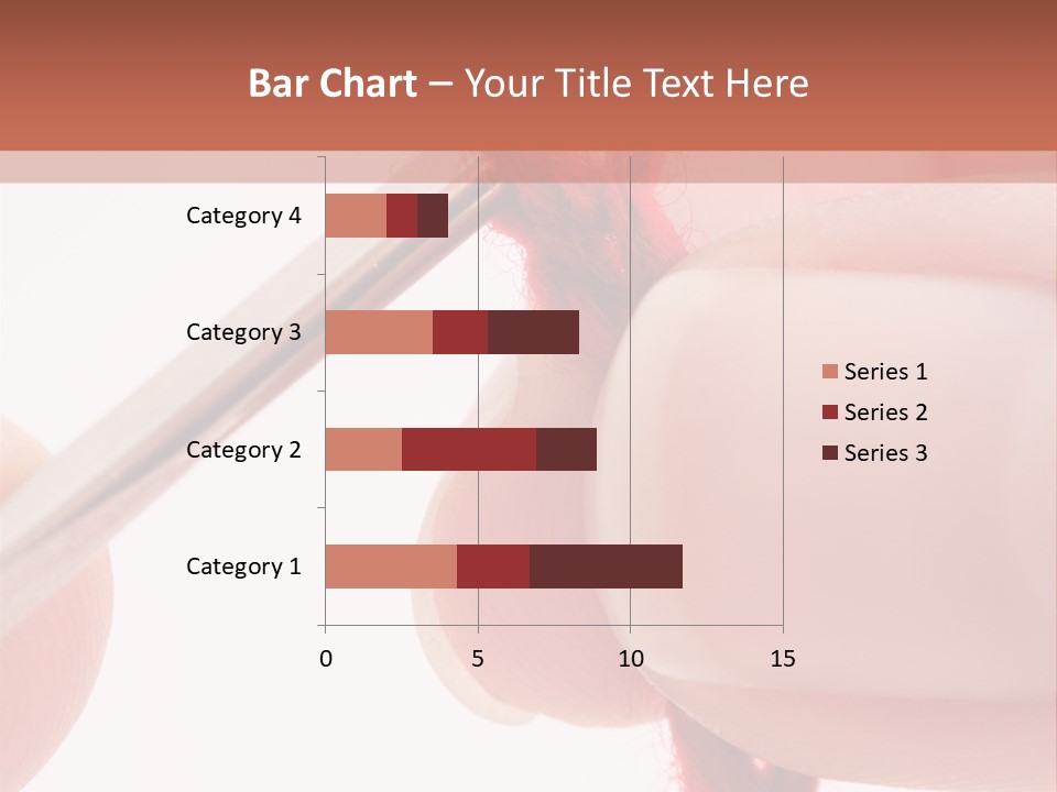 Human Hands Crocheting. All Isolated On White Background. PowerPoint Template