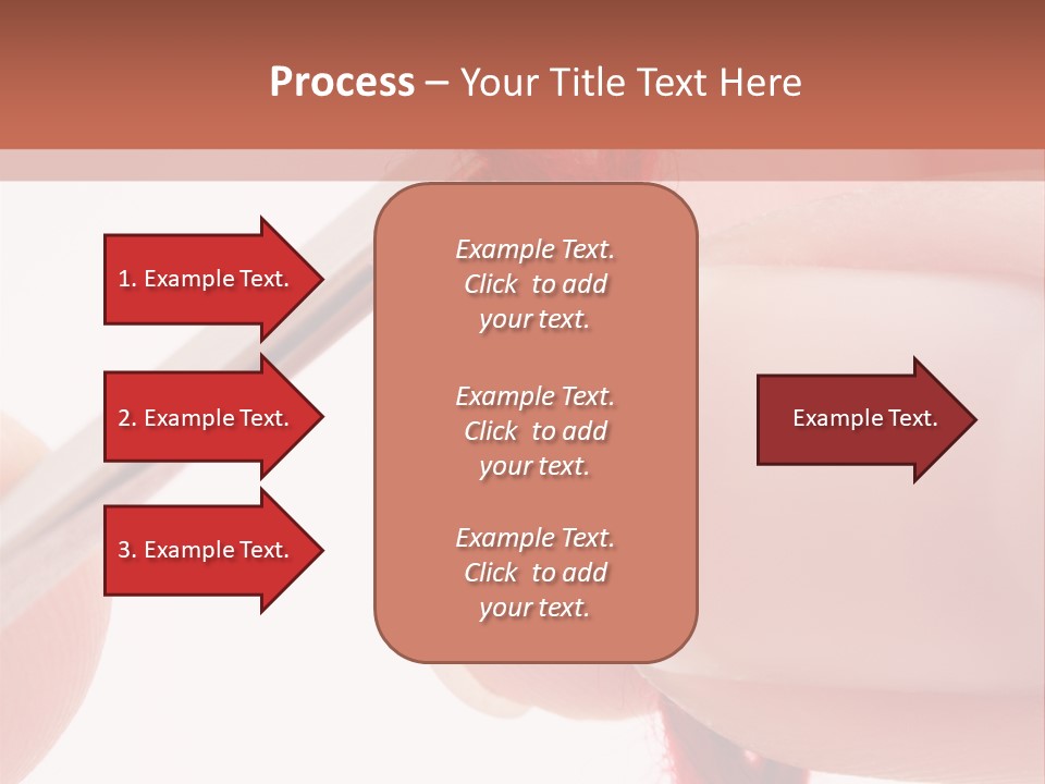 Human Hands Crocheting. All Isolated On White Background. PowerPoint Template