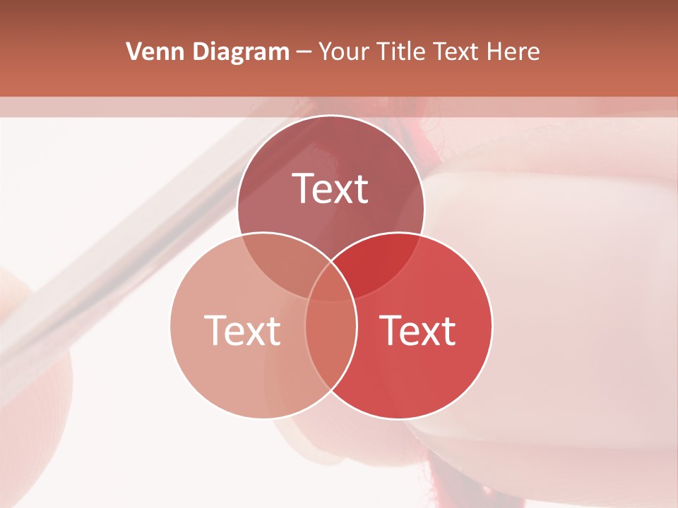 Human Hands Crocheting. All Isolated On White Background. PowerPoint Template