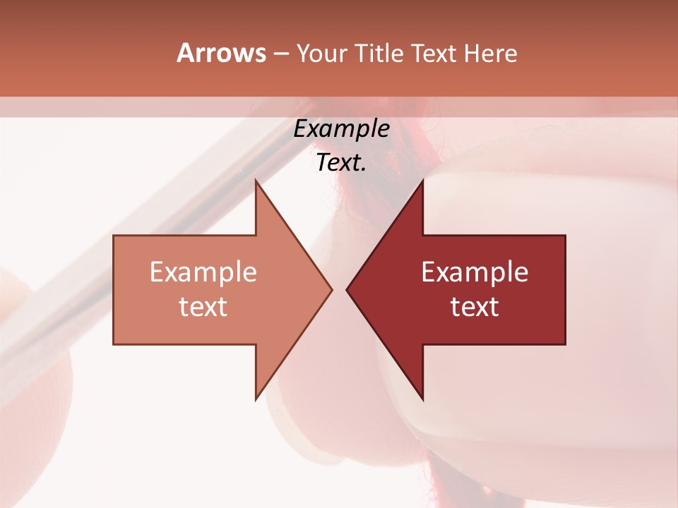 Human Hands Crocheting. All Isolated On White Background. PowerPoint Template